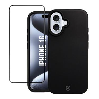 Imagem de Kit Capa Silicon Premium e Película Defender Glass para iPhone 16 - Gshield