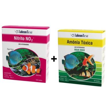 Imagem de Testes Amonia Toxica Agua Doce E Nitrito No2 Alcon Labcon