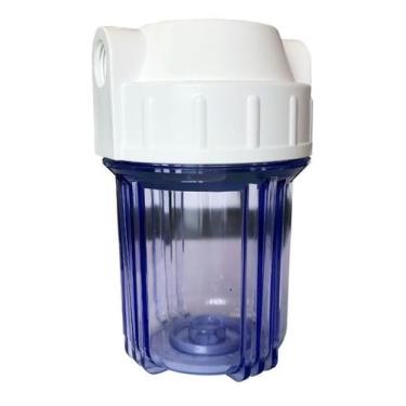 Imagem de Carcaça De Filtro multiuso 5 Transparente Conexão 1/2 - Pou - NIC do B