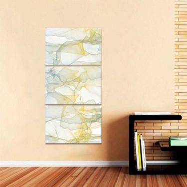 Imagem de Conjunto 3 Peças Quadro Abstrato Moderno Design Vertical - Loja Wall F