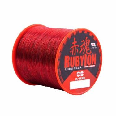 Imagem de Linha Monofilamento Rubylon Vermelha 230m 0.74mm 83lb - Maruri