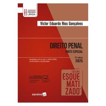 Imagem de Coleção Esquematizado - Direito Penal - Parte Especial - 15ª Edição 2025