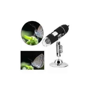 Imagem de Microscópio Digital USB 1000x com 8 LEDs - Ideal para Educação