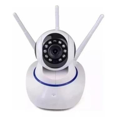 Imagem de Camera Ip Sem Fio Noturna Hd 720p 1.3 Mp Wi-fi Gira 360 - OHEY