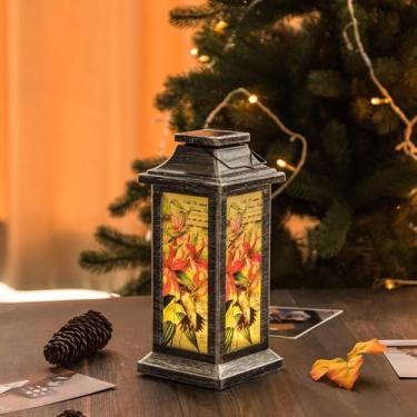 Imagem de Lanterna solar vintage para pendurar ao ar livre para jardim pátio, beija-flor