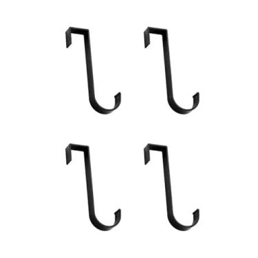 Imagem de 4 peças de suporte de toalha aquecido de alumínio para espaço, cabide de radiador, ganchos de toalha tubulares, suporte de gancho de banho, ganchos de porta de chuveiro para armários, casaco, 4 peças