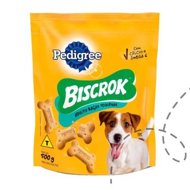 Imagem de Biscoito Petisco Biscrok Pedigree Raças Pequenas 500G