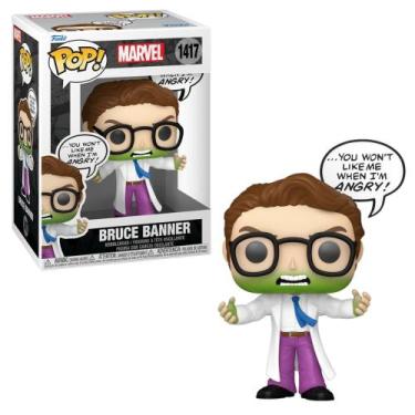 Imagem de Boneco Funko Pop! Sayings Marvel - Bruce Banner