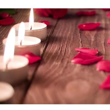 Imagem de Kit 50 Velas Rechaud Decoração Casamento Suporte Alumínio - Home Goods