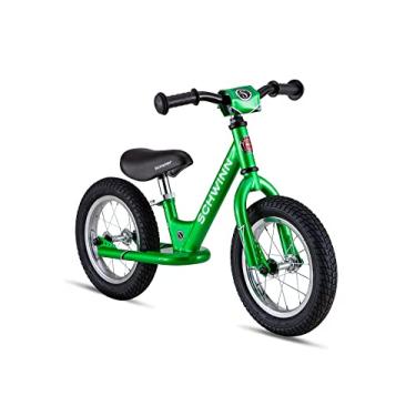 Imagem de Schwinn Bicicleta de equilíbrio infantil, meninos e meninas, serve para crianças de 71 a 96 cm de altura, com rodas de 30 cm, treinamento de motociclista iniciante, verde