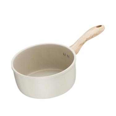 Imagem de DimyFew Milk Pan Infant Breakfast Pot Kitchen Cooking Pots Anti -Scale Handle Poned Panela, 16 Cm com Vapor