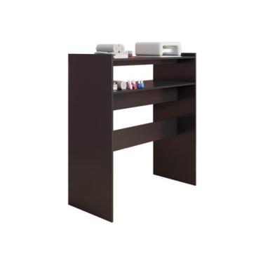 Imagem de Mesa Manicure Porta Esmaltes Aparador Carrinho Auxiliar - Utilaria, Pr