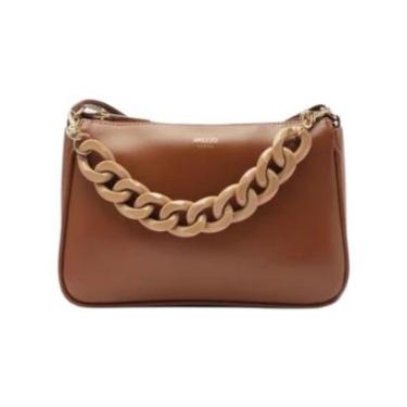 Imagem de Bolsa Feminina Arezzo Tiracolo Iara Pequena Marrom-Feminino