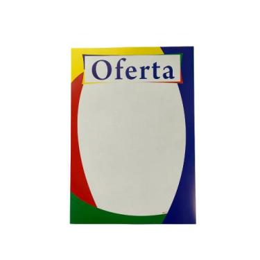 Imagem de Cartaz Oferta A3 29,7x42cm Papel Duplex 100 unidades - Casa Do Cartazi