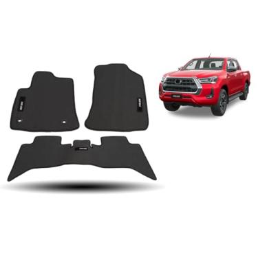 Imagem de Tapete Borracha Hilux 2017 Até 2022+ Com Traseiro Interiço