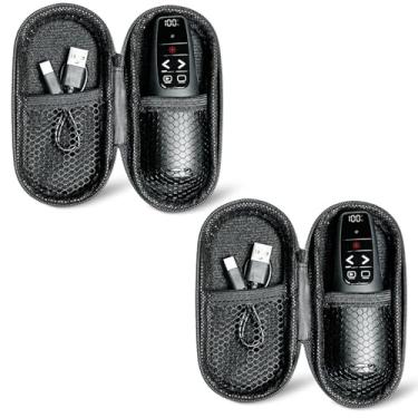 Imagem de (2 unidades) Clicker de apresentação sem fio com ponteiro vermelho, display digital inteligente PowerPoint apresentador remoto, recarregável USB C A Google Slide Advancer para Mac, laptop, PC