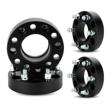Imagem de TadaMark Espaçadores de roda Hubcentric 6x135 adaptadores de roda de 3,8 cm forjados 6 terminais adequados para Ford Expedition F-150 Lincoln Navigator 2015-2023 87,1 mm furo com parafusos M14x1,5 4