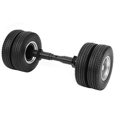 Imagem de Eixos De Reboque Rc, Eixo Traseiro Sem Alimentação, Cubo De Roda Com 10 Furos, Adequado Para Trailer De Trator 1/14, Reboques Modificados Diy