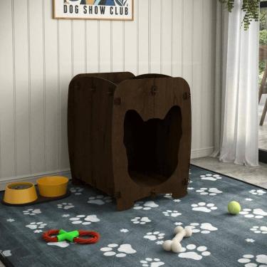 Imagem de Mesa De Cabeceira Casinha Pet Dog Malbec