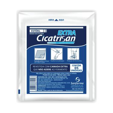 Imagem de Compressa Não Aderente Extra Estéril com 5 unidades