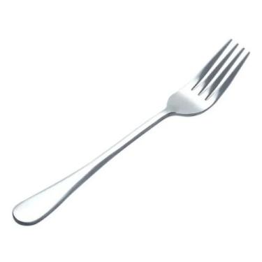 Imagem de Garfo de Mesa classic 19cm 25grs em aço inox kit 6 unid. - 123 Útil