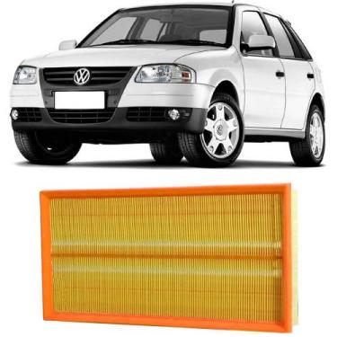 Imagem de Filtro Ar Volkswagen Gol G3 G4 1.6 1.8 2.0 96 a 2009 Metal Leve