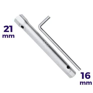 Imagem de Chave de Vela Ponta Dupla 16/21mm 20cm - Cinoy