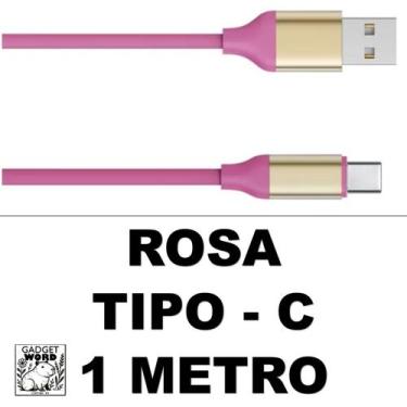 Imagem de Cabo 2 Metros Carregador Silicone 1 e 2 Metros Colorido Iphone V8 e Ty