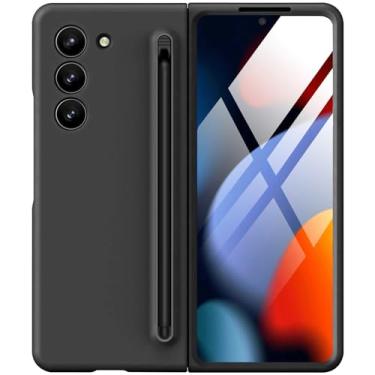Imagem de Capa protetora à prova de choque para Samsung Galaxy Z Fold 7 com caneta S Pen e protetor de tela integrado, compatível com carregamento sem fio MagSafe, capa protetora à prova de choque para Samsung