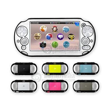 Imagem de Szjay ® Capa rígida de proteção metálica de alumínio metálico para PlayStation Ps Vita 2000 Slim (prata)