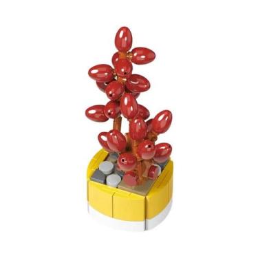 Imagem de Crianças DIY Simulação Suculentas Bonsai Cacto Aloe Vera Blocos De Con