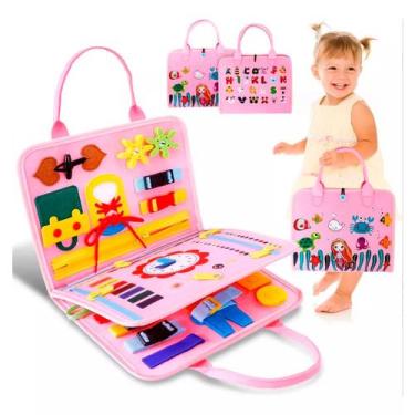 Imagem de Maleta Educativa Brinquedo Atividades Aprendizados Pedagógica e Divers