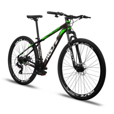 Imagem de Bicicleta Aro 29 Woltz Ride 21 Marchas Freios A Disco, Preto, Verde, 1