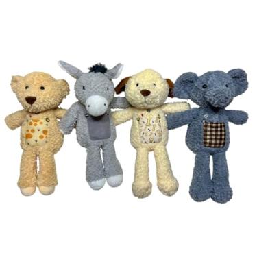 Imagem de Kit 4 Ursinho Animal De Pelucia Grande Fofo Infantil Decoração - 40cm