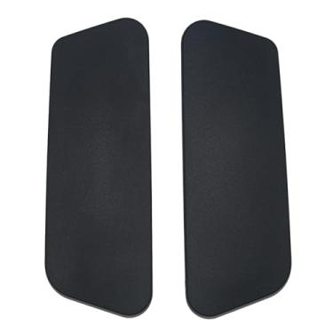 Imagem de Substituição de almofada de apoio de braço, compatível com cadeira Steelcase Gesture com rotação de 360 graus, almofada de apoio de braço ajustável, preta (um par)