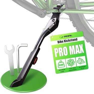 Imagem de RBRL Suporte de bicicleta de 61 a 73 cm, suporte central ajustável para E-Bike, Mountain Bike, Road & City Bicycle, suporte de bicicleta de liga de alumínio resistente com almofada antiderrapante