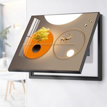 Imagem de Tampa Do Medidor Elétrico Interno Pintura Decorativa Tampa Do Contador Medidor Destacável Criativo Caixa Capa Do Medidor Elétrico Pintura Oculta Decorativa, A, 40x30cm