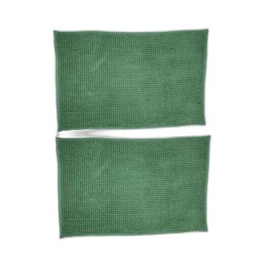 Imagem de Jogo De Banheiro 2 Peças Tapetes Antiderrapante Tapete Box - Multiart