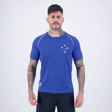Imagem de Camisa CRUZEIRO BASIC 001 ESCUDO BORDADO, MASCULINA, P