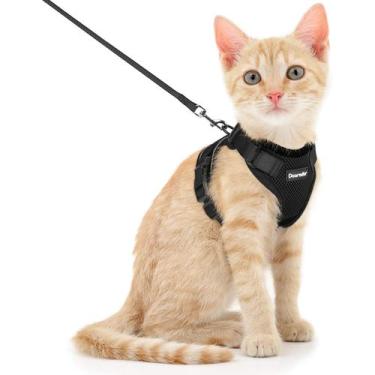 Imagem de Conjunto de arnês e coleira para gatos Dooradar Escape Proof para gato