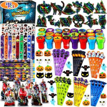 Imagem de Conjunto de presentes de papelaria SHODMI Halloween 192 unidades para 