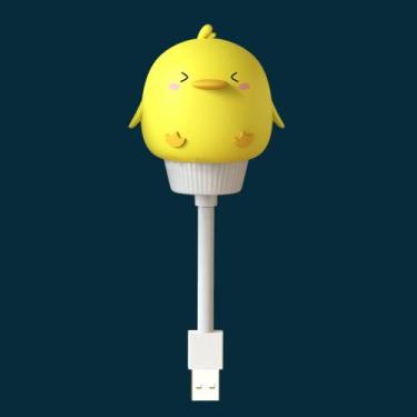 Imagem de Luz Noturna Led Bebê USB Controle Remoto Dimerizável -Patinho - Kinda 