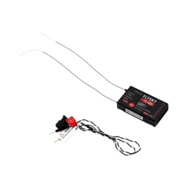 Imagem de Receptor Mini FLYSKY FS-SR8 De 8 Canais 2.4GHz Para Controle Remoto De