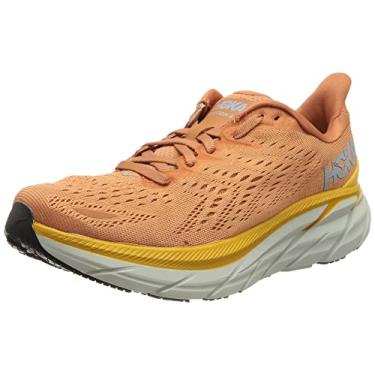 Imagem de Hoka One Clifton 8 Tênis de corrida feminino, Coral, 9.5