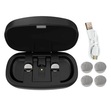 Imagem de Wokyo 13 Pilhas Recarregáveis Para Aparelhos Auditivos E Estojo De Viagem Carregador Bateria Amplificadores P13 Com 4 Unidades