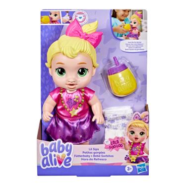 Imagem de Boneca Baby Alive Pequenos Goles Loira 28cm G1447 - Hasbro