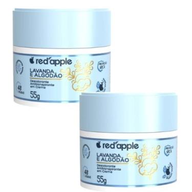 Imagem de Kit 2 Desodorante Em Creme Lavanda e Algodão 55G - Red Apple
