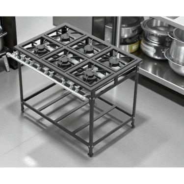 Imagem de Fogão Industrial 6 Bocas 30x30 P5 Leona