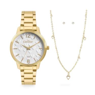 Imagem de Relógio Condor Feminino Mimos E Sutilezas Dourado - COPC21JKO/K4K COPC21JKO/K4K-Unissex