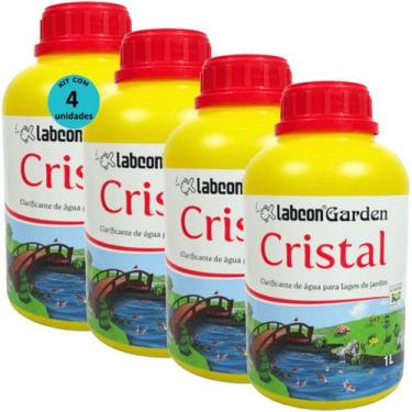 Imagem de Kit Alcon Labcon Garden Cristal 1L Com 4 unidades